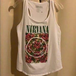 2 for $20 Nirvana Flower tank top